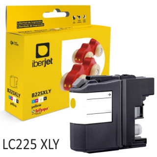 Tinta compatible Brother LC225XLY cartucho  Iberjet LC225XLYC