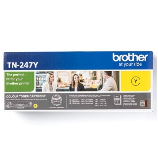 Brother TN247Y, color amarillo, Tner alta