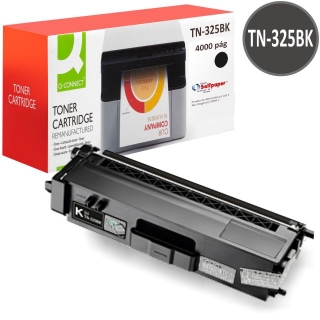 Toner compatible Brother TN-325BK negro  Q-connect KF15874