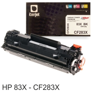 Toner Compatible HP 83X CF283X  Iberjet CF283XC