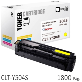 Toner Compatible Samsung CLT-Y504S Amarillo  Iberjet CLT-Y504SC