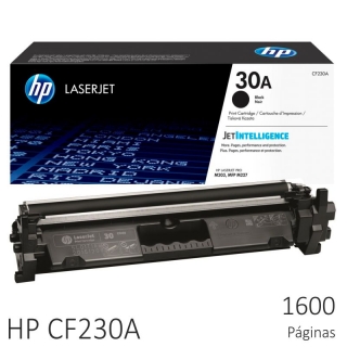 HP30A, CF230A, Toner original, M203, MFP