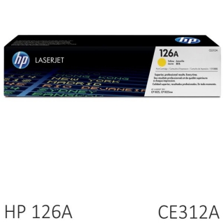 Toner HP CE312A amarillo 126A