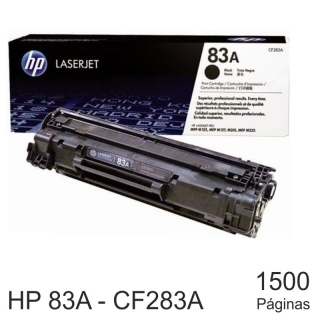 HP CF283A 83A, Toner original 