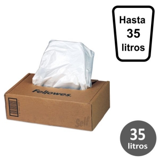 Bolsas para destructoras Fellowes hasta  36053