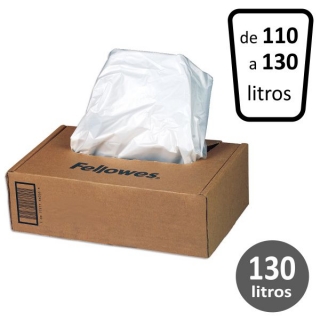 Bolsas residuos para destructoras Fellowes  3605801