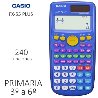 Casio Fx55 Plus, calculadora científica