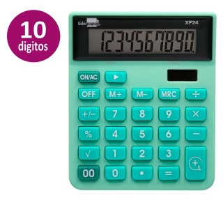 Calculadora sobremesa oficina 10 digitos  Liderpapel XF24