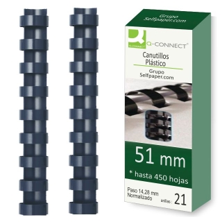 Canutillos de Plastico de 51 mm  Qconnect KF15867