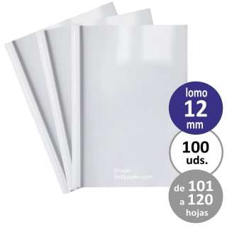 Carpetas Térmicas, cubiertas 12mm 101-120 hojas,  Fellowes 53150