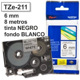 Cinta Brother 6mm TZ-211 TZ211  TZE-211