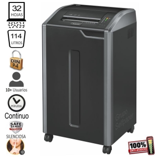 Fellowes 425Ci, Destructora departamental 20  4698001