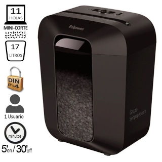 Fellowes LX41M, destructora de documentos
