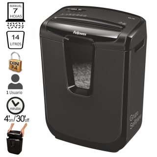 Fellowes M-7C, Destructora de papel,