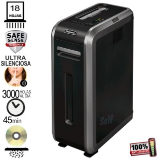 Destructora Fellowes 125i, 18 hojas