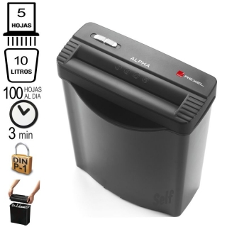 Rexel Alpha, Destructora de papel,