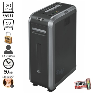 Fellowes 125Ci, Destructora Uso