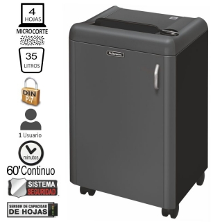 Destructora nivel seguridad P-7 Fellowes 1050HS  4603801