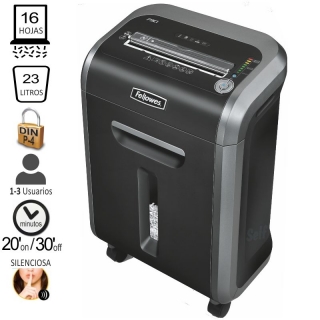 Fellowes 79Ci, Destructora de papel 16  4679001