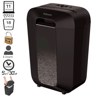 Destructora de documentos Fellowes LX70,