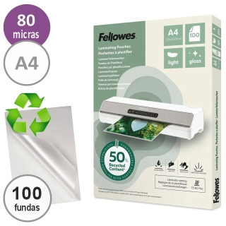 Bolsas de Plastificar Fellowes Recicladas