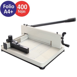 Cizalla palanca profesional manual 400 hojas  Q-connect KF16916