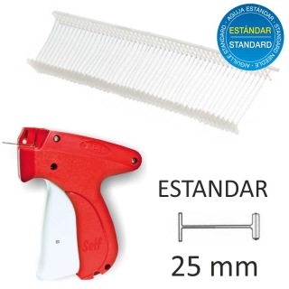 Navetes estandar 25mm para pistola etiquetadora  Apli 154110