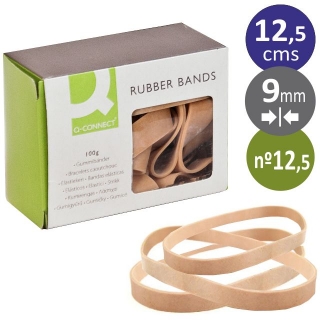 Bandas elsticas Q-connect 100 Gr