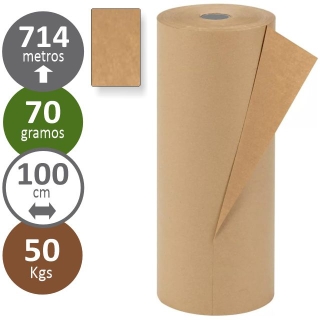 Papel Kraft embalaje industrial rollo