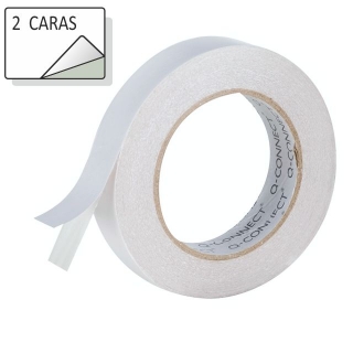 Cinta adhesiva Q-connect doble Cara  KF02221