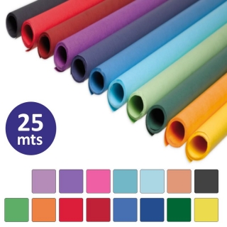 Rollo Papel Continuo de colores  Liderpapel PK24