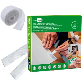 Rollo de velcro para manualidades 10  Liderpapel VL01