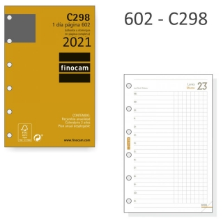 Recambio Agenda Finocam C298