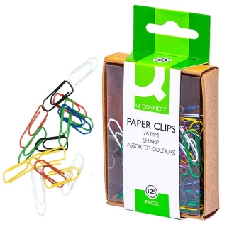 Clips de colores Q-connect 26  KF02042