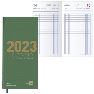 Dietario Liderpapel 15x30,5cm 2023