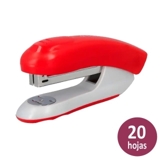 Grapadora econmica oficina Q-Connect ABS rojo  KF14206