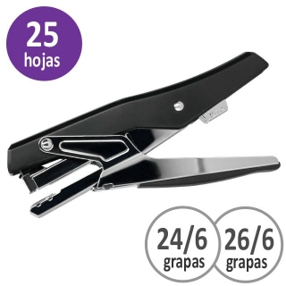 Grapadora de pinza tenaza Q-Connect metlica  KF14867