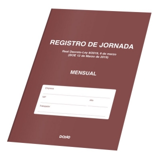 Libro para fichar, registro de  Dohe 09999