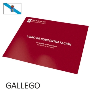 Libro Subcontratacin oficial Xunta de  Self-office 09991