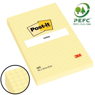 Post-It 662 notas XL cuadros,