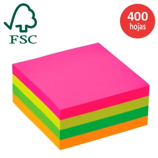 Q-Connect KF01348, Notas adhesivas neón,