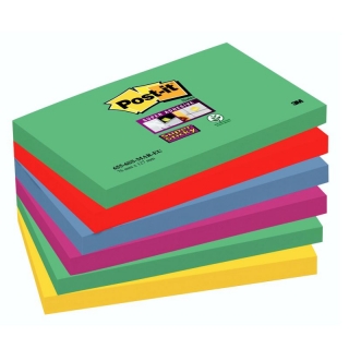 Post-It colores Marrakesh, Pack 6  Postit 655-6SS-MAR-EU