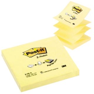 Notas Post-it Z-Notes R330 zig zag,  Postit R-330