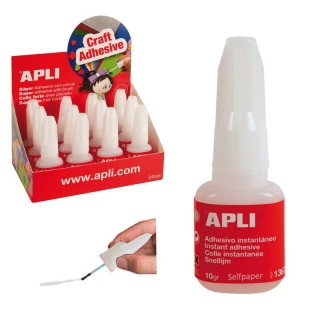 Cola instantanea Apli con pincel, 10  13677