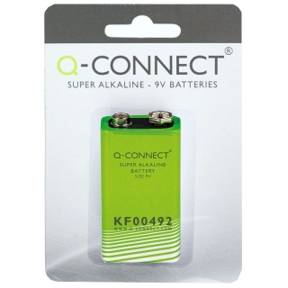 Pila Q-connect alcalina 9 voltios Blister  KF00492