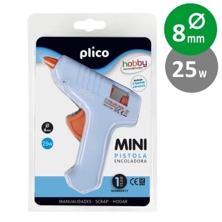 Pistola Termofusible Plico Mini 25  1640