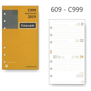 Recambio agenda Finocam Classic