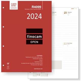 Finocam Open R4099, Recambio Agenda