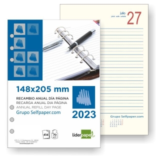 Recambio de agenda universal