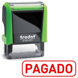 Sello, cuo automtico texto Pagado  Trodat 4911-P4-F5